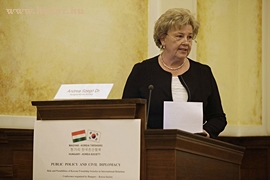 Dr. Szego Andrea, Magyar-Koreai Tarsasag elnöke